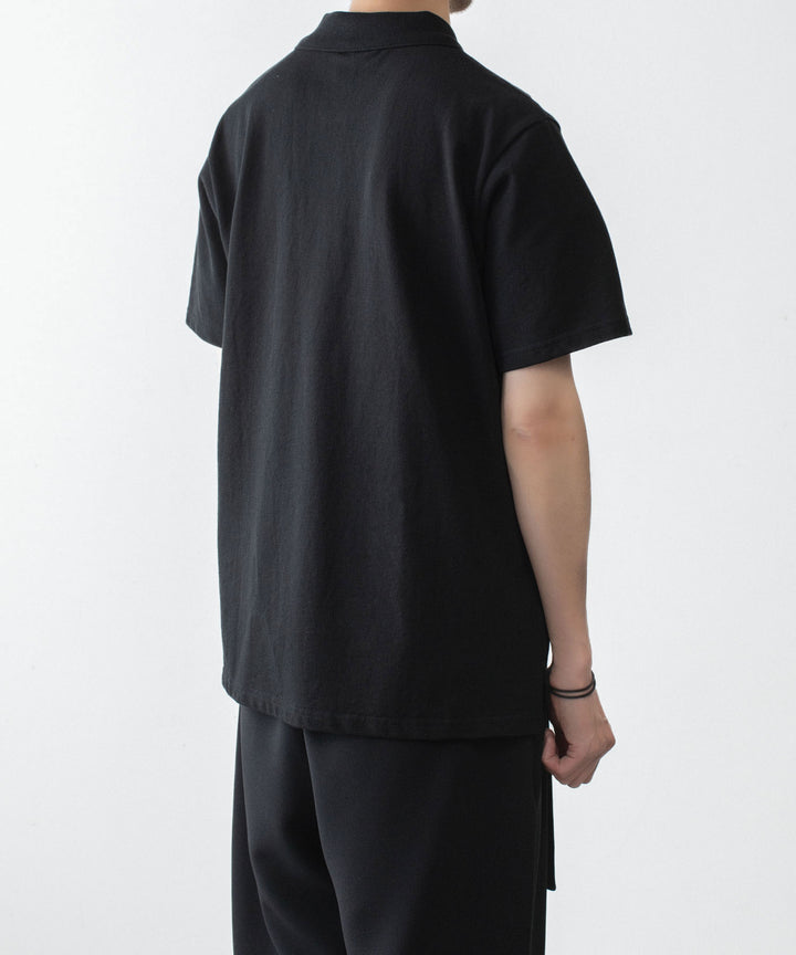 ATTACHMENT アタッチメントのSOFT PIQUE S/S POLO - BLACKの公式通販サイトsession福岡セレクトショップ