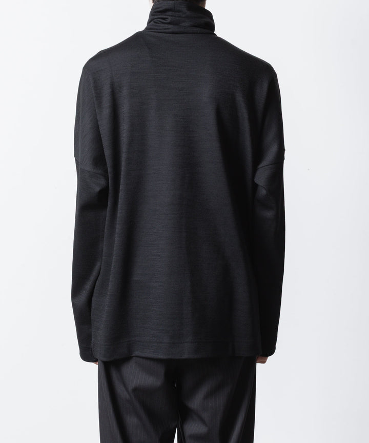 ATTACHMENT / EXCLUSIVE ITEM アタッチメントのWO/NYスムース ハイネックカットソー L/S - BLACKの公式通販サイトsession福岡セレクトショップ