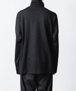 画像をギャラリービューアに読み込む, ATTACHMENT / EXCLUSIVE ITEM アタッチメントのWO/NYスムース ハイネックカットソー L/S - BLACKの公式通販サイトsession福岡セレクトショップ
