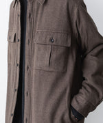 画像をギャラリービューアに読み込む, ATTACHMENT アタッチメントのRY/CO/SI FLANNEL PADDING L/S SHIRT - CAMELの公式通販サイトsession福岡セレクトショップ
