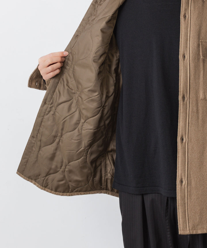 ATTACHMENT アタッチメントのRY/CO/SI FLANNEL PADDING L/S SHIRT - CAMELの公式通販サイトsession福岡セレクトショップ