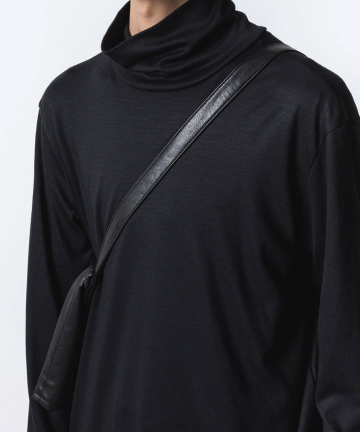 ATTACHMENT アタッチメントのSYNTHETIC LEATHER SHOULDER BAG - BLACKの公式通販サイトsession福岡セレクトショップ