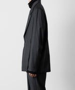 画像をギャラリービューアに読み込む, ATTACHMENT アタッチメントのWASHABLE WO/PE STRETCH SAXONY OVERSIZED LIGHT JACKET - D.GRAY 公式通販サイトsession福岡セレクトショップ
