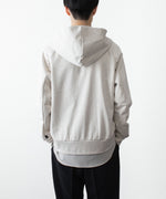 画像をギャラリービューアに読み込む, ATTACHMENT アタッチメントのCO STRETCH TERRY ZIP UP HOODIE - X.GRAYの公式通販サイトsession福岡セレクトショップ

