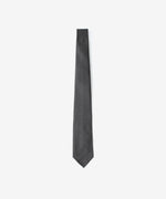 画像をギャラリービューアに読み込む, 【 ATTACHMENT 】SILK SATIN JACQUARD TIE - BLACK
