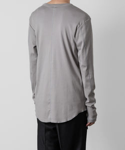 ATTACHMENT アタッチメントのSVIN CO RIB O-NECK L/S TEE - GRAY 公式通販サイトsession福岡セレクトショップ