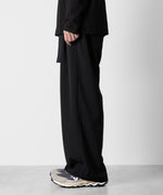 画像をギャラリービューアに読み込む, ATTACHMENT アタッチメントのSORIBIA TWILL BELTED WIDE TROUSERS-BLACKの公式通販サイトsession福岡セレクトショップ
