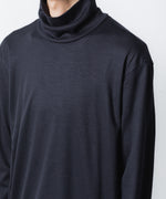 画像をギャラリービューアに読み込む, ATTACHMENT アタッチメントの1/60 WOOL SMOOTH HIGH NECK TURTLE L/S TEE - NAVYの公式通販サイトsession福岡セレクトショップ
