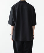 画像をギャラリービューアに読み込む, ATTACHMENT / EXCLUSIVE ITEMアタッチメントのPE LIGHT TROPICAL DOLMAN SLEEVE REGULAR COLLAR SHIRT S/S - BLACKの公式通販サイトsession福岡セレクトショップ
