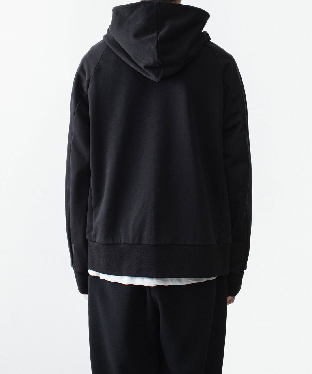 ATTACHMENT アタッチメントのCO STRETCH TERRY ZIP UP HOODIE - BLACKの公式通販サイトsession福岡セレクトショップ