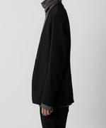 画像をギャラリービューアに読み込む, TTACHMENT アタッチメントのNY/CO STRETCH JERSEY COLLARLESS JACKET - BLACK 公式通販サイトsession福岡セレクトショップ
