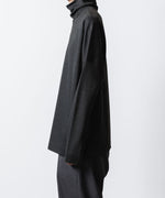 画像をギャラリービューアに読み込む, ATTACHMENT / EXCLUSIVE ITEM アタッチメントのWO/NYスムース ハイネックカットソー L/S - D.GRAYの公式通販サイトsession福岡セレクトショップ
