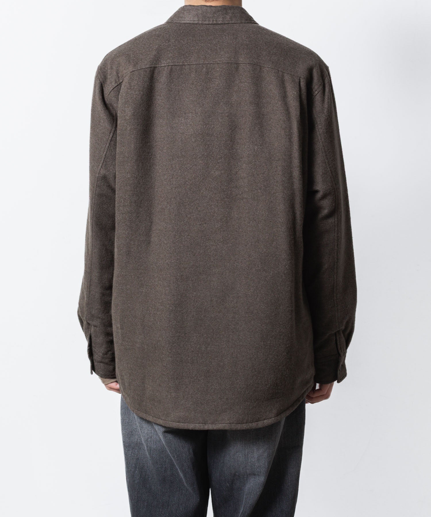 ATTACHMENT アタッチメントのRY/CO/SI FLANNEL PADDING L/S SHIRT - D.GRAYの公式通販サイトsession福岡セレクトショップ