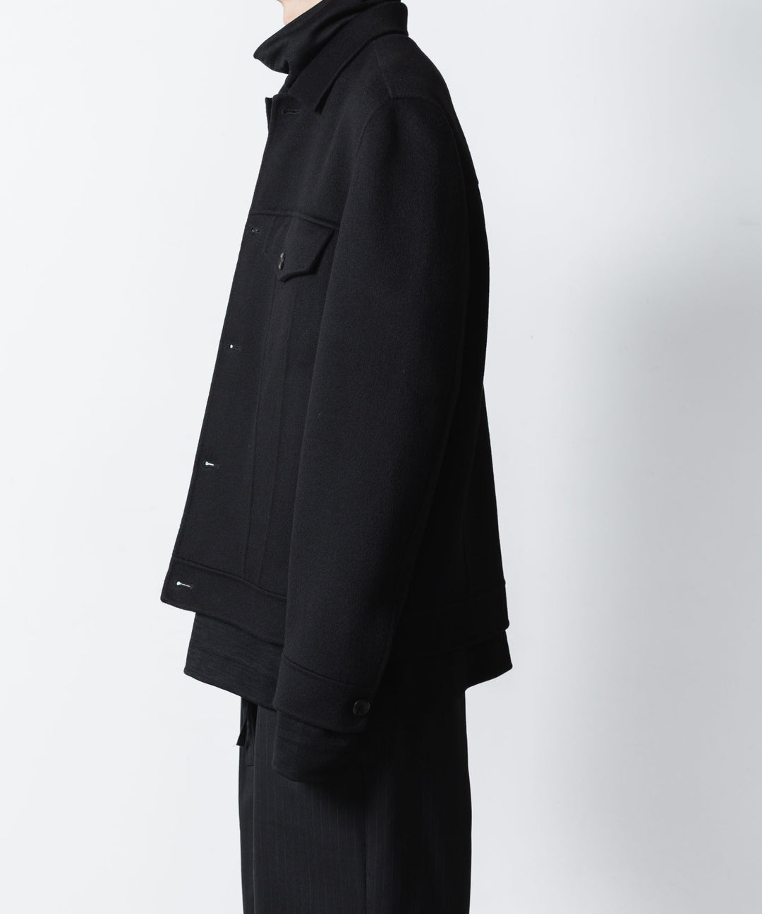 ATTACHMENT アタッチメントのWO/CA DOUBLE FACE BEAVER TRACKER JACKET - BLACKの公式通販サイトsession福岡セレクトショップ