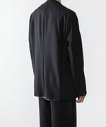 画像をギャラリービューアに読み込む, ATTACHMENT アタッチメントの2/90 WO TWIST TWILL COLLARLESS JKT - BLACKの公式通販サイトsession福岡セレクトショップ
