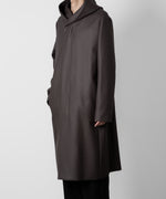 画像をギャラリービューアに読み込む, ATTACHMENT アタッチメントの限定2/90 SUPER120S MALTON ZIPUP HOODED COAT - D.KH GRAYの公式通販サイトsession福岡セレクトショップ

