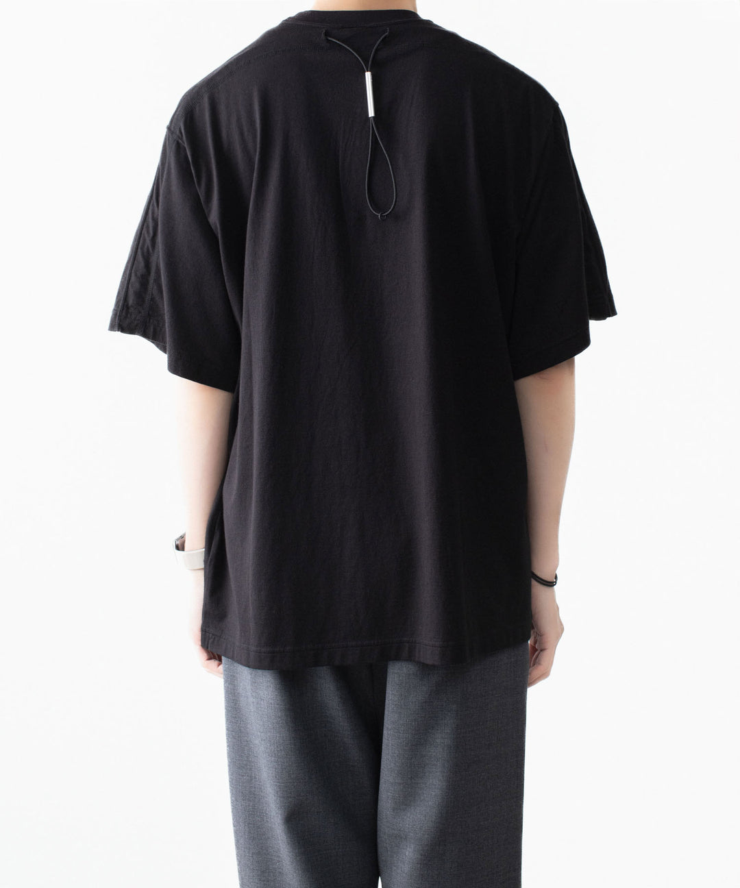 VEIN ヴェインの100/3 SUEDE JERSEY VESSEL S/S TEE - BLACKの公式通販サイトsession福岡セレクトショップ