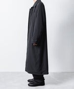 画像をギャラリービューアに読み込む, VEIN ヴェインのFIBRIL POPLIN PADDING BALMACAAN COAT - BLACKの公式通販サイトsession福岡セレクトショップ
