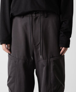 ATTACHMENT アタッチメントのNY/CO TWILL WIDE CARGO TROUSERS - D.GRAY 公式通販サイトsession福岡セレクトショップ