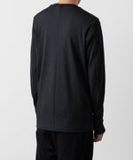 画像をギャラリービューアに読み込む, ATTACHMENT アタッチメントのPE STRETCH RIB SLIM FIT L/S TEE - D.GRAY 公式通販サイトsession福岡セレクトショップ
