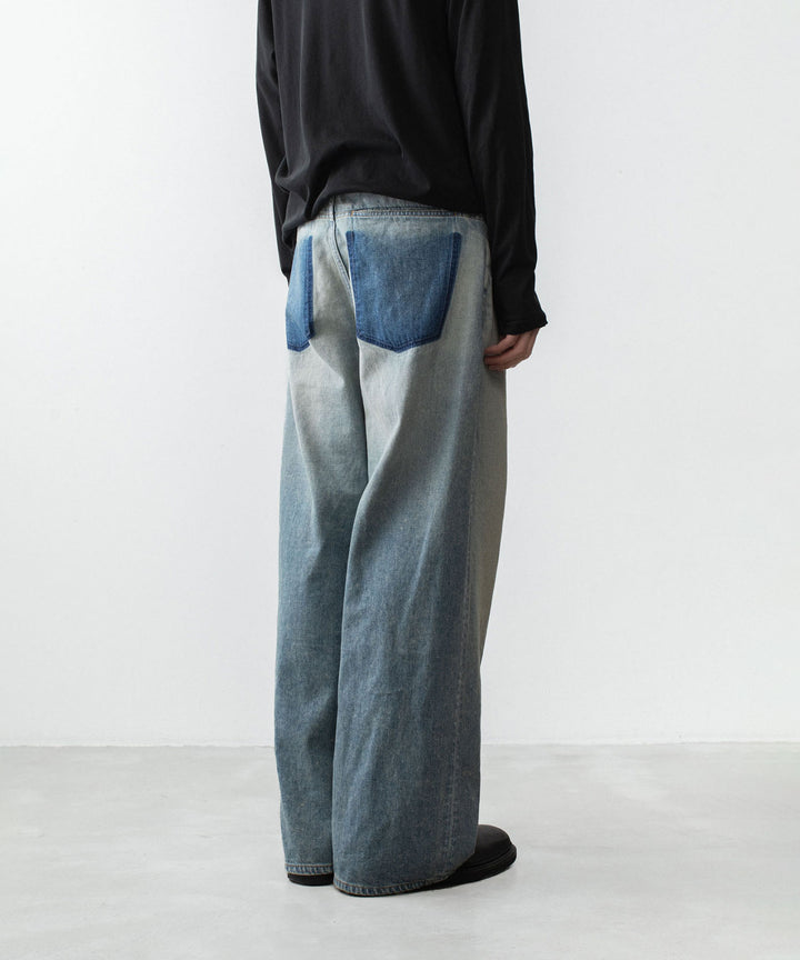 ATTACHMENT アタッチメントの11OZ DENIM WIDE JEANS - L.NAVYの公式通販サイトsession福岡セレクトショップ
