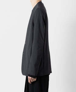 ATTACHMENT アタッチメントのNY/CO STRETCH JERSEY COLLARLESS JACKET - D.GRAY 公式通販サイトsession福岡セレクトショップ