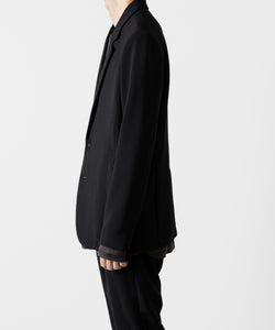 ATTACHMENT アタッチメントのPE STRETCH DOUBLE CLOTH 2B JACKET - BLACK 公式通販サイトsession福岡セレクトショップ