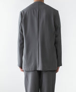 画像をギャラリービューアに読み込む, ATTACHMENT アタッチメントの2/90 WO TWIST TWILL COLLARLESS JKT - GRAYの公式通販サイトsession福岡セレクトショップ
