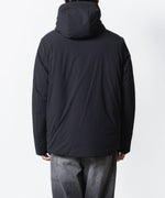 画像をギャラリービューアに読み込む, ATTACHMENT / EXCLUSIVE ITEMアタッチメントのNY 2WAY STRECH ROUND ZIP HOODED JACKET - BLACKの公式通販サイトsession福岡セレクトショップ
