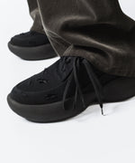 画像をギャラリービューアに読み込む, VEIN ヴェインのCOTTON JERSEY x RIPSTOP OVAL SOLE TRAINER - BLACKの公式通販サイトsession福岡セレクトショップ
