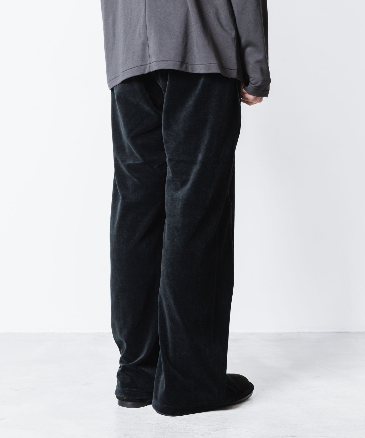 ATTACHMENT アタッチメントのCO/PE VELOR JERSEY TRACK JACKET - BLACKの公式通販サイトsession福岡セレクトショップ