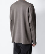 画像をギャラリービューアに読み込む, ATTACHMENT アタッチメントのWOxPE DOUBLE FACE KNIT CREW NECK PULLOVER - KHAKI GRAYの公式通販サイトsession福岡セレクトショップ
