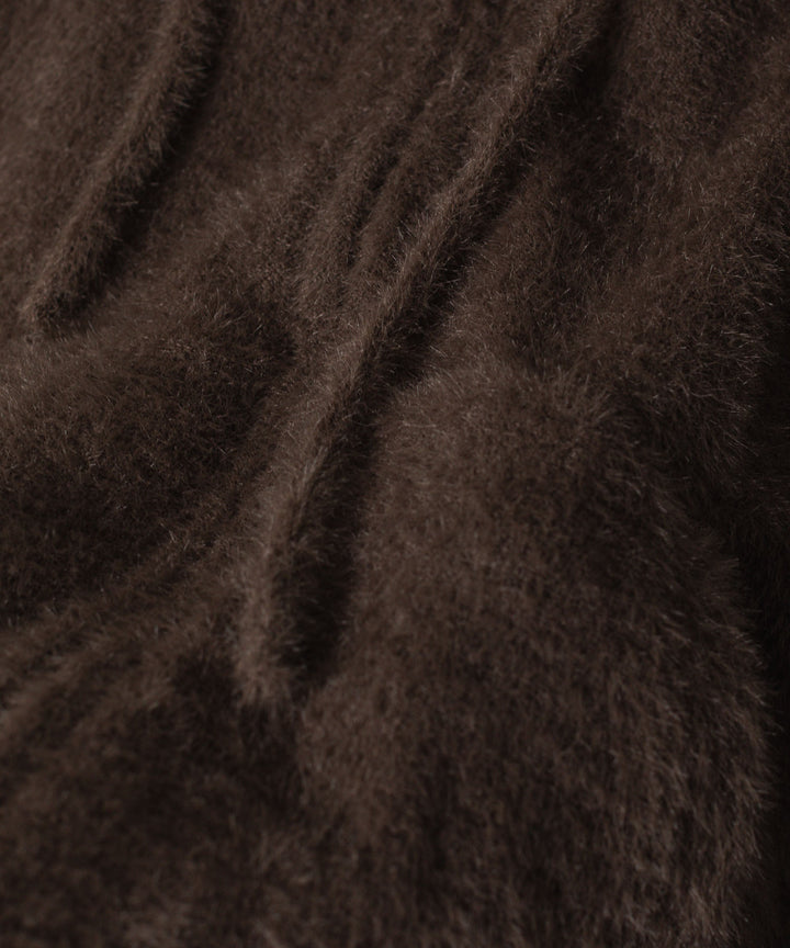 VEIN ヴェインのMALL YARN JERSEY ZIP UP HOODIE - BROWNの公式通販サイトsession福岡セレクトショップ