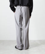 画像をギャラリービューアに読み込む, ATTACHMENT アタッチメントのPE STRETCH DOUBLE CLOTH BELTED STRAIGHT TROUSERS - L.GRAYの公式通販サイトsession福岡セレクトショップ
