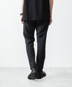 画像をギャラリービューアに読み込む, ATTACHMENT / EXCLUSIVE ITEMアタッチメントのLUCA MATTE TWIST REGULAR FIT EASY TROUSERS - BLACKの公式通販サイトsession福岡セレクトショップ
