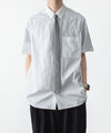 【 ATTACHMENT 】SILK SATIN JACQUARD TIE - D.GRAY
