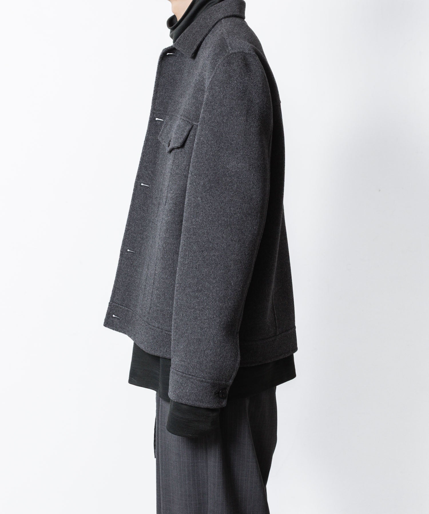 ATTACHMENT アタッチメントのWO/CA DOUBLE FACE BEAVER TRACKER JACKET - X.GRAYの公式通販サイトsession福岡セレクトショップ