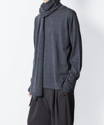 画像をギャラリービューアに読み込む, ATTACHMENT アタッチメント × JOHN SMEDLEYの× JOHN SMEDLEY MERINO EXTRAFINE WIDE STOLE - D.GRAYの公式通販サイトsession福岡セレクトショップ
