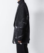 画像をギャラリービューアに読み込む, VEIN ヴェインのCO/WO PHOTO JACQUARD OVER JACKET - BLACKの公式通販サイトsession福岡セレクトショップ
