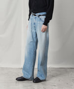 画像をギャラリービューアに読み込む, ATTACHMENT アタッチメントの11OZ DENIM FLAP JEANS - L.NAVYの公式通販サイトsession福岡セレクトショップ
