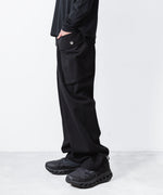 画像をギャラリービューアに読み込む, ATTACHMENT アタッチメントのCO NIDOM CLOTH M-43 FIELD TROUSERS - BLACKの公式通販サイトsession福岡セレクトショップ
