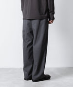 画像をギャラリービューアに読み込む, ATTACHMENT アタッチメントのT/W/SI STRETCH GABARDINE 1TUCK EASY TROUSERS - S.GRAYの公式通販サイトsession福岡セレクトショップ
