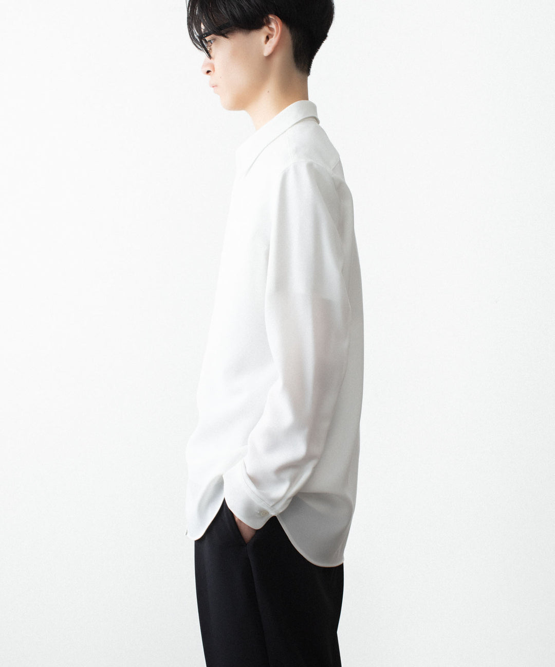 ATTACHMENT アタッチメントのPE COMPACT TWILL REGULAR COLLAR DRESS SHIRT - WHITEの公式通販サイトsession福岡セレクトショップ
