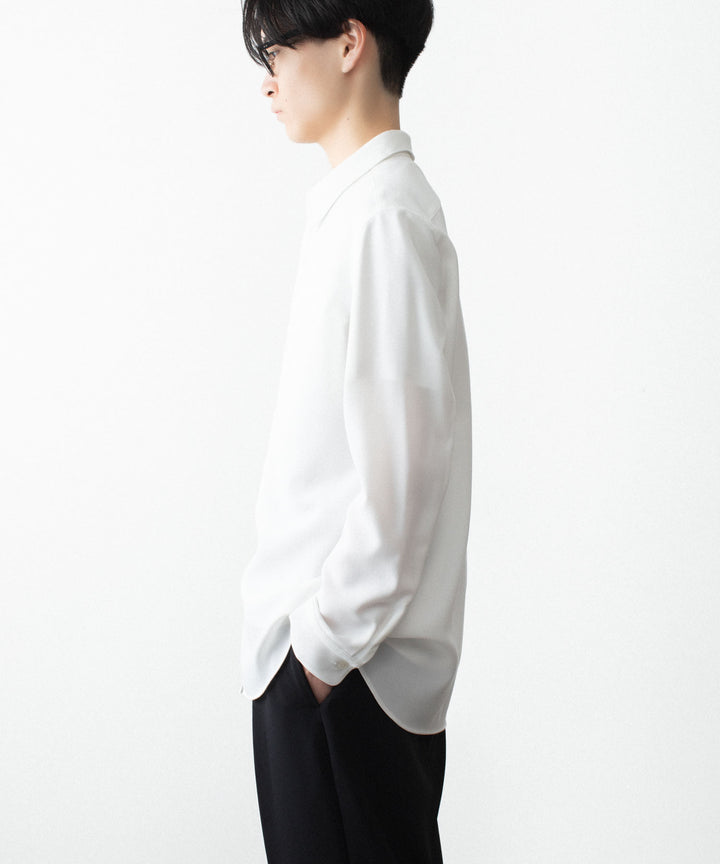 ATTACHMENT アタッチメントのPE COMPACT TWILL REGULAR COLLAR DRESS SHIRT - WHITEの公式通販サイトsession福岡セレクトショップ