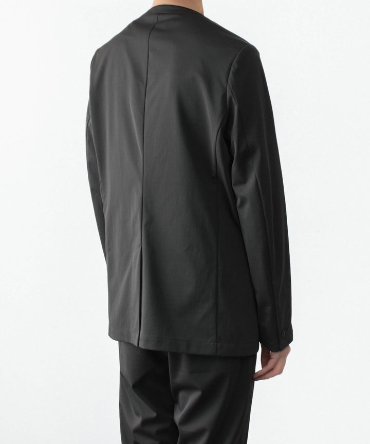 ATTACHMENT / EXCLUSIVE ITEMアタッチメントのLUCA MATTE TWIST COLLARLESS JKT - D.KHAKIの公式通販サイトsession福岡セレクトショップ