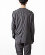 画像をギャラリービューアに読み込む, ATTACHMENT アタッチメントのWO/TA STRETCH TRO COLLARLESS JKT - D.GRAYの公式通販サイトsession福岡セレクトショップ
