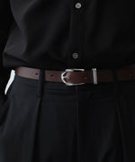 画像をギャラリービューアに読み込む, ATTACHMENT アタッチメントのCOW LEATHER WESTERN BELT - BROWNの公式通販サイトsession福岡セレクトショップ
