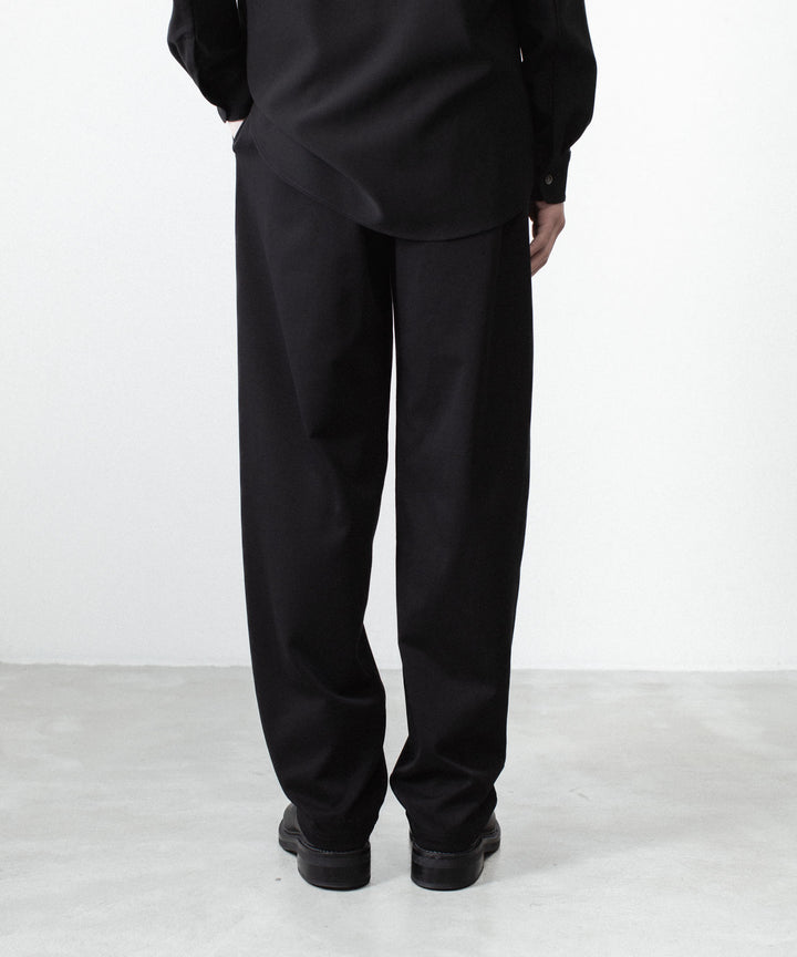 ATTACHMENT アタッチメントのCOTTON DOUBLE FACE LOUNGE TROUSERS - BLACKの公式通販サイトsession福岡セレクトショップ