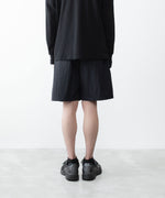 画像をギャラリービューアに読み込む, ATTACHMENT アタッチメントのNY TAFFETA SHORTS - BLACKの公式通販サイトsession福岡セレクトショップ
