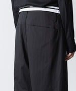 画像をギャラリービューアに読み込む, ATTACHMENT アタッチメントのT/W/SI STRETCH GABARDINE FLAP TROUSERS - S.BLACKの公式通販サイトsession福岡セレクトショップ
